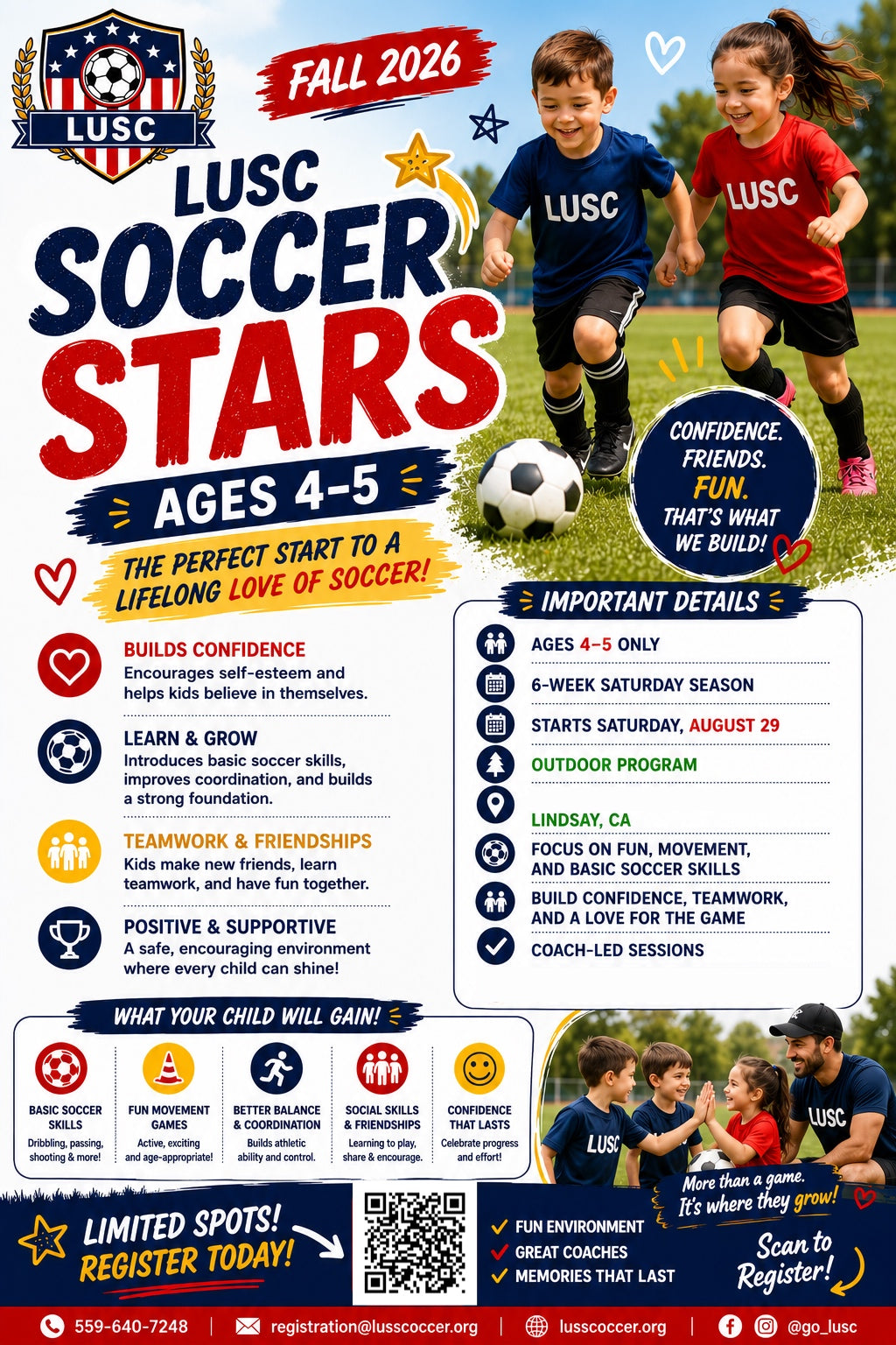 LUSC Soccer Stars 4-5