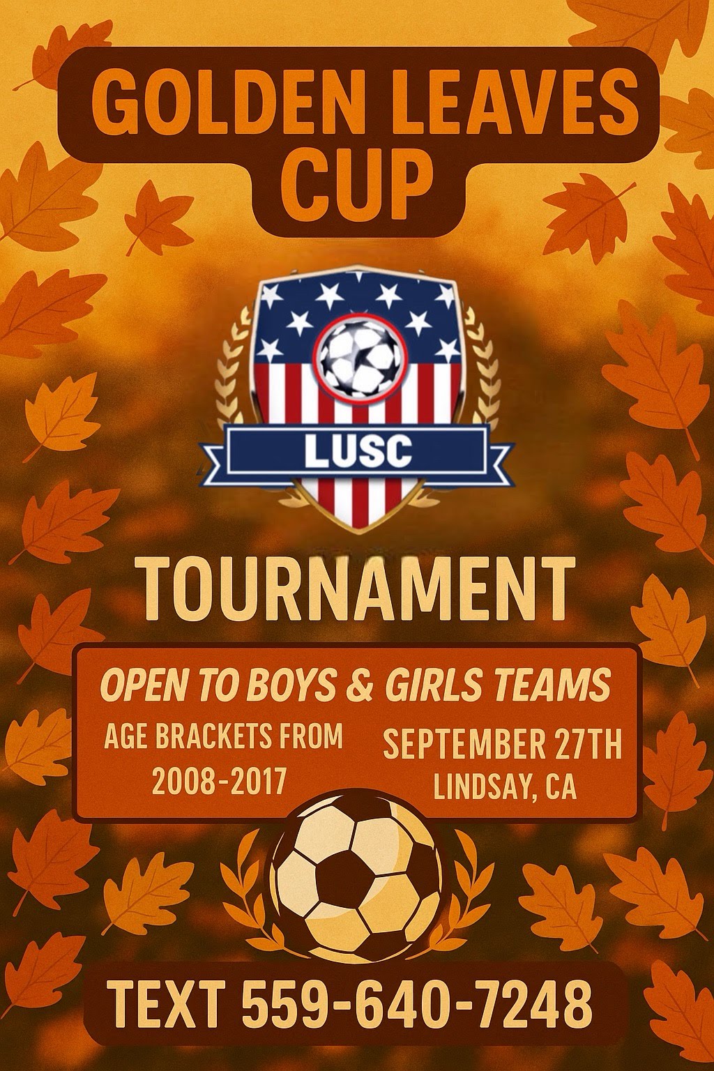 GOLDEN LEAVES CUP