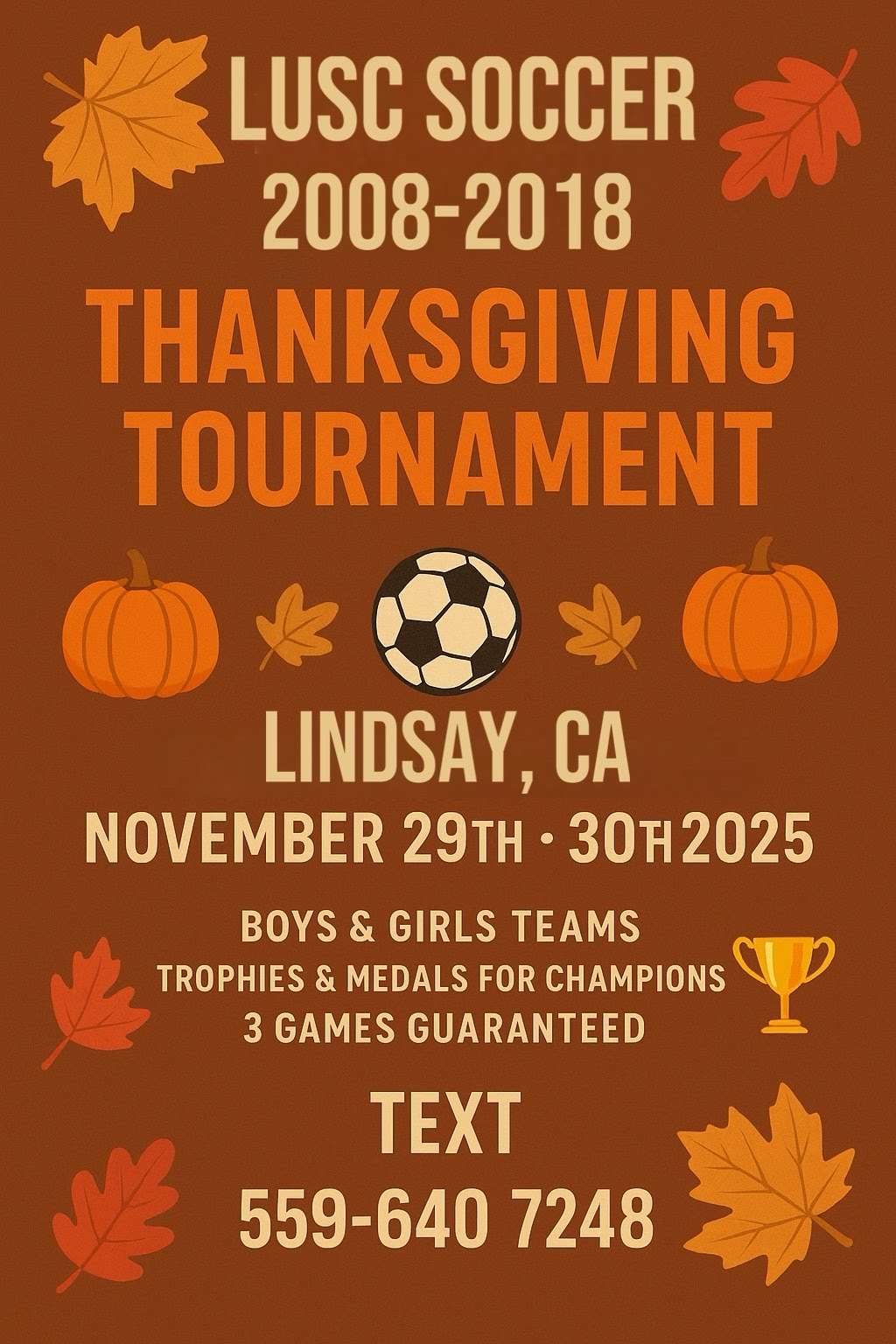 Thanksgiving Tournament 2025