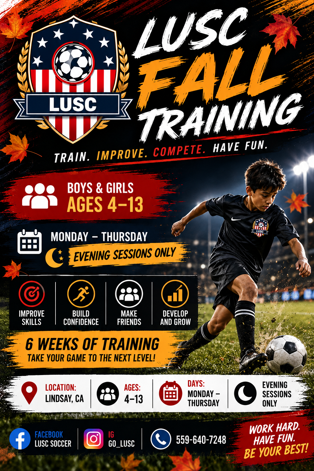Fall Soccer Training 2026
