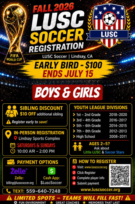 LUSC Fall 2026 Outdoor League