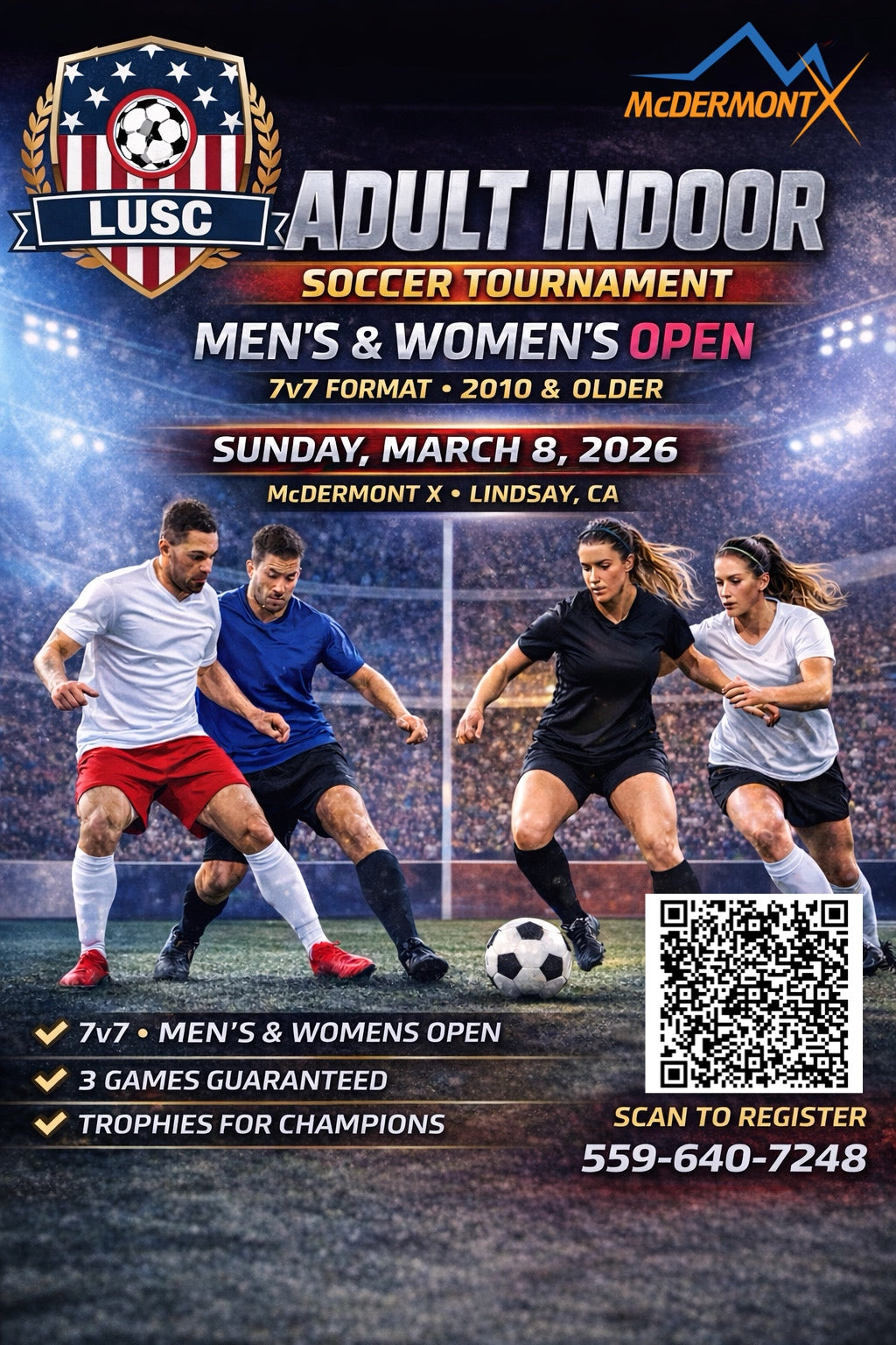 LUSC + McDermont Adult Indoor Tournament