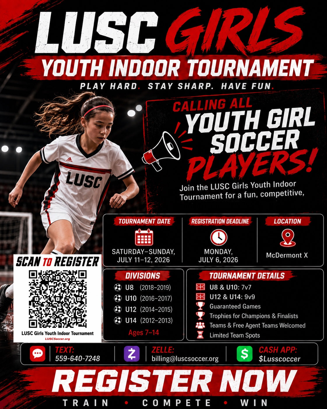 LUSC Girls Youth Indoor Tournament