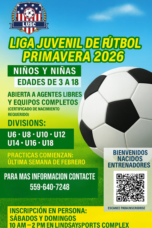 LUSC Liga Juvenil de Fútbol Primavera 2026