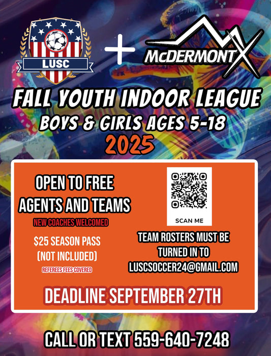 LUSC + Mcdermont X Fall Indoor League 2025